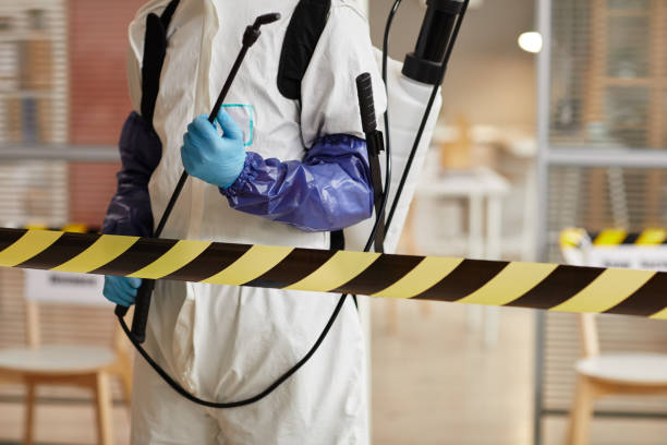 Professional Blood Cleanup technician working in Mulberry, IN